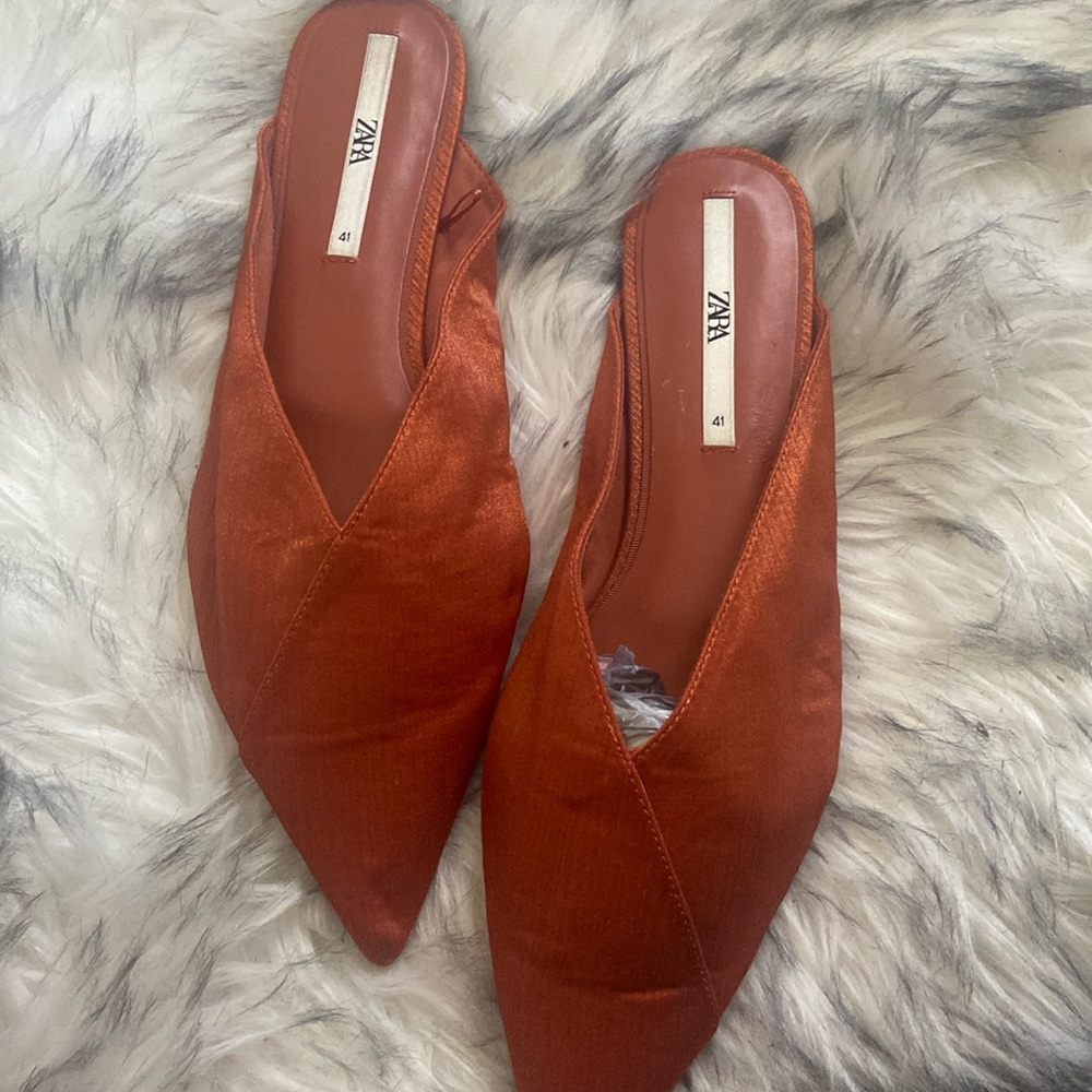 Zara flat mules